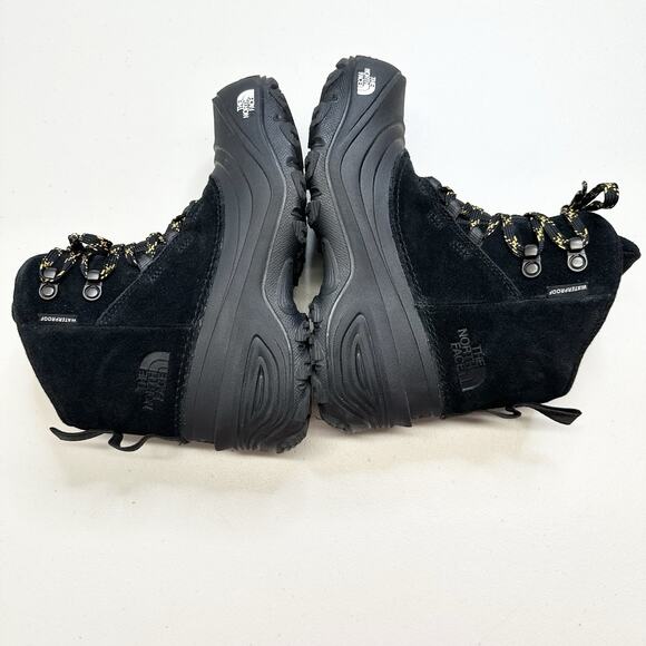 The North Face Kids 4 Black Leather Chilkat V Lace Waterproof Hiking Boot Winter - Picture 6 of 10
